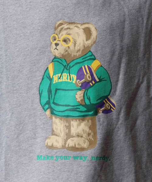 NERDY（ノルディ）の「クレバーネディスウェットシャツ（スウェット・メンズ・ネイビー/グレー/ホワイト・M/S/L）」の9枚目の写真
