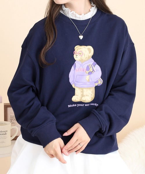 NERDY（ノルディ）の「クレバーネディスウェットシャツ（スウェット・メンズ・ネイビー/グレー/ホワイト・M/S/L）」の22枚目の写真