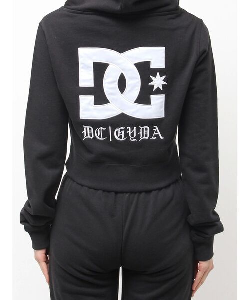 DC(ディーシー)の「GYDA×DC OE LOGOショートスウェットZIP UPパーカー(パーカー・レディース・グリーン/オフホワイト/ブラック・FREE)」の20枚目の写真