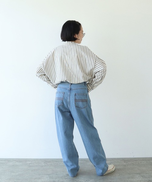 セール】13OZデニム ストレートパンツ（デニムパンツ）｜PAR ICI