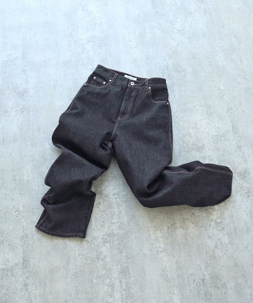 PAR ICI（パーリッシィ）の「13OZデニム ストレートパンツ（デニムパンツ・レディース・サックスブルー/ネイビー/ブルー・S/M）」の13枚目の写真