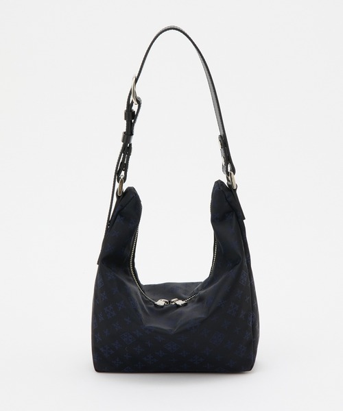 russet（ラシット）の「【再値下げ】ナイロン2WAYミニショルダーバッグ（ショルダーバッグ・レディース・ブラック/ブラック×ブルー/キナリ/グレー・FREE）」の9枚目の写真