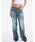 GUESS JEANS�i�Q�X�W�[���Y�j�́uGUESS JEANS G11 Wide Leg �f�j���p���c ���C�h�W�[���Y ���f�B�[�X�i�f�j���p���c�j�v�b�C���f�B�S�u���[