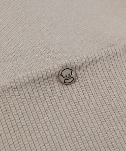 STUDIO PICONE(スタジオピッコーネ)の「ラメ刺繍ワッペンハイネックニット(ニット/セーター・レディース・ホワイト/ブラック/ベージュ・L/M)」の15枚目の写真