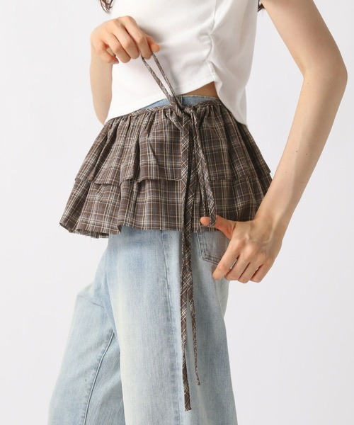 FOREVER 21(フォーエバー トゥエンティーワン)の「チェックフリルベルト(ベルト・レディース・ブラック/ブラウン系その他・FREE)」の14枚目の写真