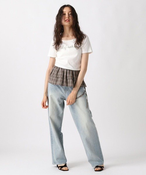 FOREVER 21(フォーエバー トゥエンティーワン)の「チェックフリルベルト(ベルト・レディース・ブラック/ブラウン系その他・FREE)」の15枚目の写真