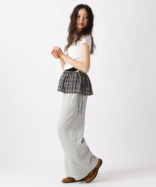 FOREVER 21(フォーエバー トゥエンティーワン)の「チェックフリルベルト(ベルト・レディース・ブラック/ブラウン系その他・FREE)」の4枚目の写真