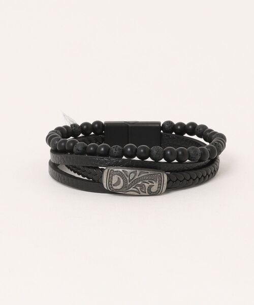 Kahiko（カヒコ）の「【Kahiko】ハワジュバレルMEN'Sブレスレット（ブレスレット・メンズ・ブラック/ブラウン・FREE）」の3枚目の写真