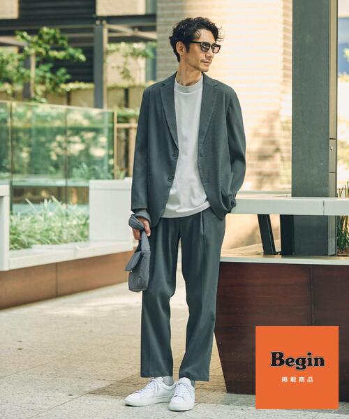 THE SHOP TK (ザ ショップ ティーケー )の「【Begin/ビギン10月号掲載】楊柳スマートイージーパンツ 軽量/洗濯機OK/セットアップ可(その他パンツ・メンズ・ブラウン系その他/ダークグレー/ネイビー・02/03/04)」の18枚目の写真