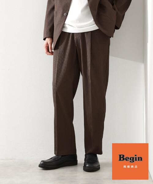 THE SHOP TK (ザ ショップ ティーケー )の「【Begin/ビギン10月号掲載】楊柳スマートイージーパンツ 軽量/洗濯機OK/セットアップ可(その他パンツ・メンズ・ブラウン系その他/ダークグレー/ネイビー・02/03/04)」の6枚目の写真