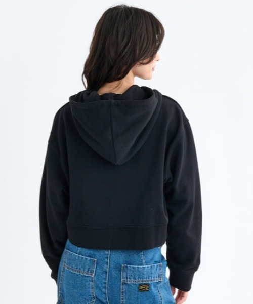 RVCA(ルーカ)の「RVCA/ルーカ ジップアップフーディー パーカー BF044-014(パーカー・レディース・ブラウン/ブラック/ライトカーキ・S/M)」の7枚目の写真