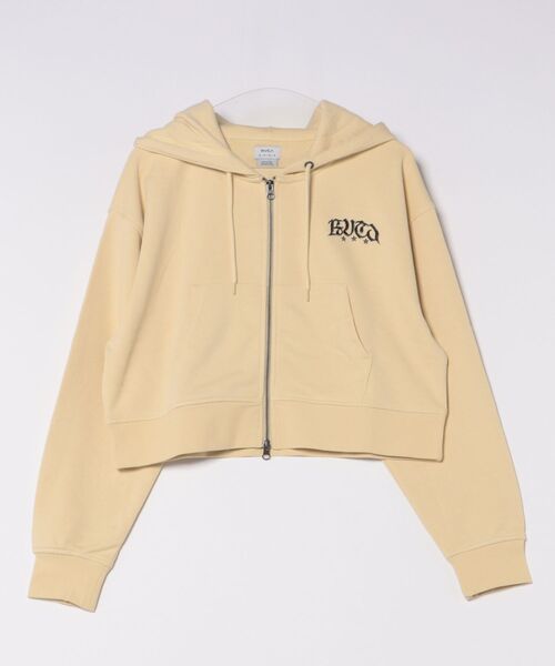RVCA(ルーカ)の「RVCA/ルーカ ジップアップフーディー パーカー BF044-014(パーカー・レディース・ブラウン/ブラック/ライトカーキ・S/M)」の18枚目の写真