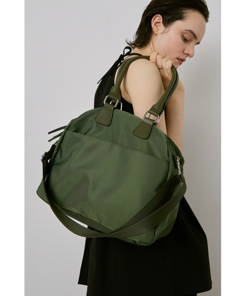 un/neu（アンノイ）の「２WAYアウトポケットナイロンボストンバッグ / 11inch（タブレット、iPad）対応 / 撥水機能付き（ボストンバッグ・レディース・ブラウン/カーキ/ブラック・FREE）」の22枚目の写真