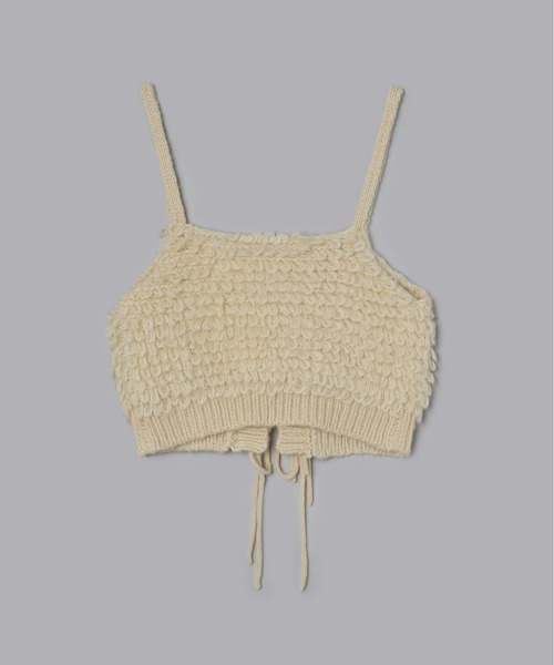 Olu.(オルドット)の「ニットベスト(ベスト・レディース・アイボリー・FREE)」の3枚目の写真