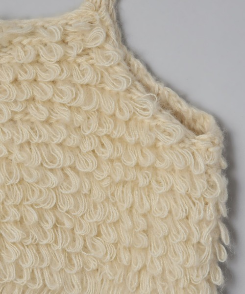 Olu.(オルドット)の「ニットベスト(ベスト・レディース・アイボリー・FREE)」の6枚目の写真