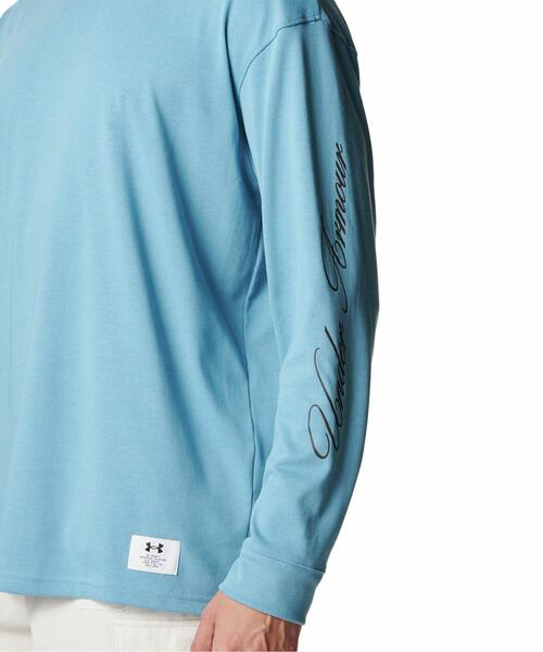 UNDER ARMOUR(アンダーアーマー)の「UAヘビーウエイト ロングスリーブ Tシャツ(ライフスタイル/メンズ)(Tシャツ/カットソー・メンズ・ダークネイビー・M/L/XL/2XL/S/3XL)」の12枚目の写真