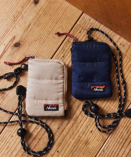 NANGA（ナンガ）の「NANGA × FREAK'S STORE/ナンガ × フリークスストア 別注 COIN CASE コインケース（コインケース・メンズ・ベージュ/ネイビー・ONE SIZE）」の13枚目の写真