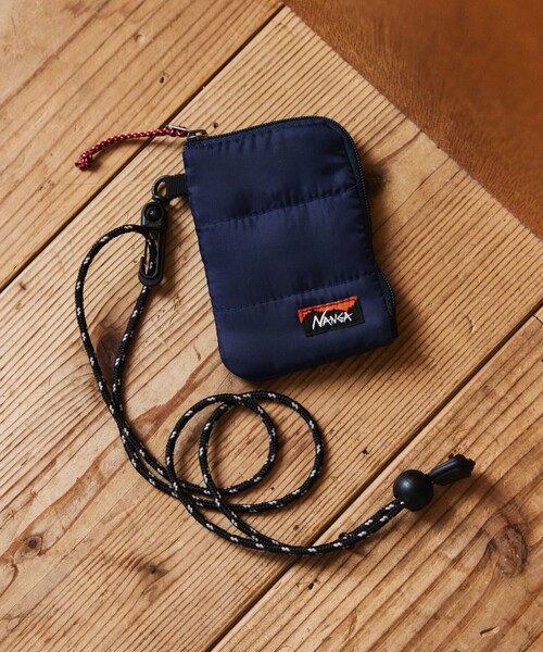 NANGA（ナンガ）の「NANGA × FREAK'S STORE/ナンガ × フリークスストア 別注 COIN CASE コインケース（コインケース・メンズ・ベージュ/ネイビー・ONE SIZE）」の7枚目の写真