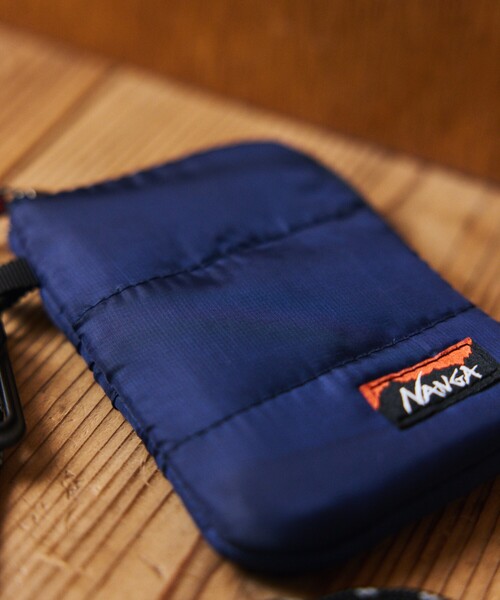 NANGA（ナンガ）の「NANGA × FREAK'S STORE/ナンガ × フリークスストア 別注 COIN CASE コインケース（コインケース・メンズ・ベージュ/ネイビー・ONE SIZE）」の11枚目の写真