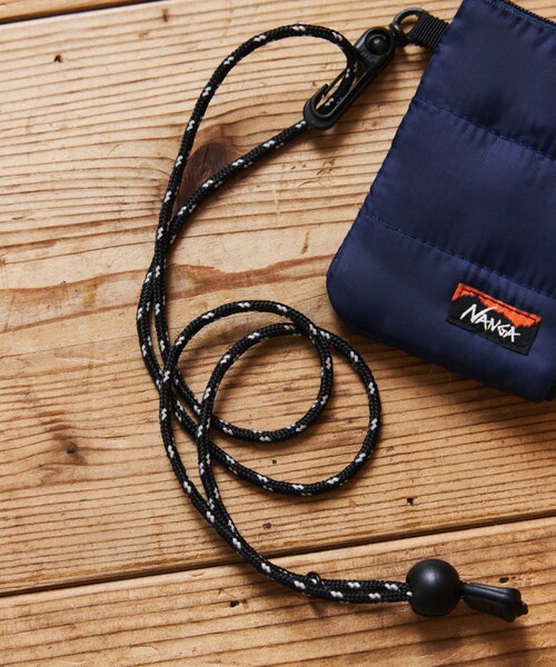 NANGA（ナンガ）の「NANGA × FREAK'S STORE/ナンガ × フリークスストア 別注 COIN CASE コインケース（コインケース・メンズ・ベージュ/ネイビー・ONE SIZE）」の5枚目の写真