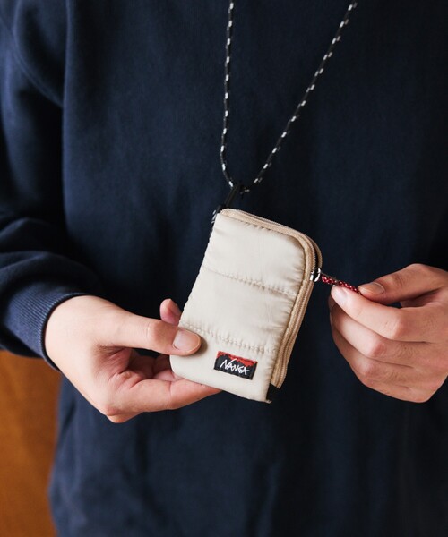 NANGA（ナンガ）の「NANGA × FREAK'S STORE/ナンガ × フリークスストア 別注 COIN CASE コインケース（コインケース・メンズ・ベージュ/ネイビー・ONE SIZE）」の20枚目の写真