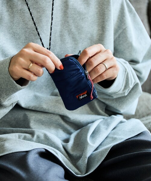 NANGA（ナンガ）の「NANGA × FREAK'S STORE/ナンガ × フリークスストア 別注 COIN CASE コインケース（コインケース・メンズ・ベージュ/ネイビー・ONE SIZE）」の19枚目の写真
