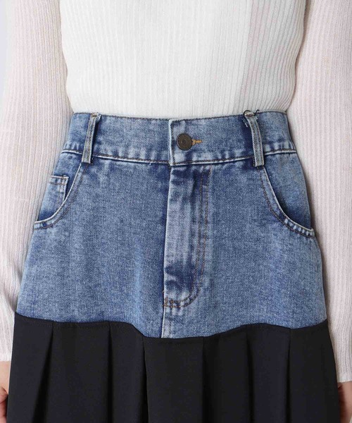 Cepica（セピカ）の「デニム×プリーツスカート（デニムスカート・レディース・ブルー・FREE）」の9枚目の写真