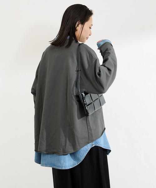 RIDING HIGH(ライディングハイ)の「《追加》別注【RIDING HIGH/ライディングハイ】7.5OZ インレーカットオフT(Tシャツ/カットソー・レディース・パープル/ホワイト/レッド/ブラック・FREE)」の7枚目の写真