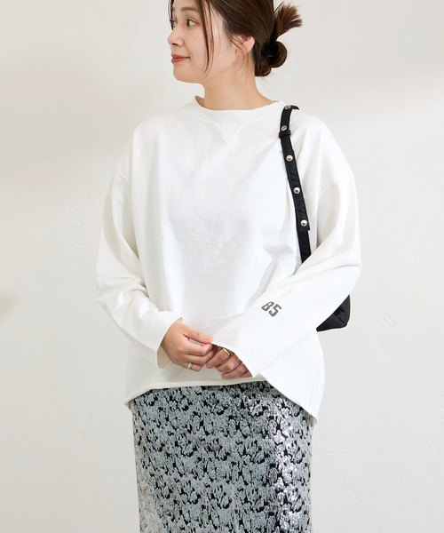 RIDING HIGH(ライディングハイ)の「《追加》別注【RIDING HIGH/ライディングハイ】7.5OZ インレーカットオフT(Tシャツ/カットソー・レディース・パープル/ホワイト/レッド/ブラック・FREE)」の10枚目の写真