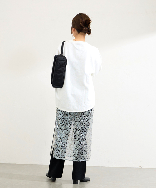 RIDING HIGH(ライディングハイ)の「《追加》別注【RIDING HIGH/ライディングハイ】7.5OZ インレーカットオフT(Tシャツ/カットソー・レディース・パープル/ホワイト/レッド/ブラック・FREE)」の13枚目の写真