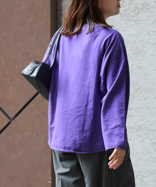 RIDING HIGH(ライディングハイ)の「《追加》別注【RIDING HIGH/ライディングハイ】7.5OZ インレーカットオフT(Tシャツ/カットソー・レディース・パープル/ホワイト/レッド/ブラック・FREE)」の16枚目の写真