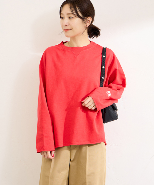 RIDING HIGH(ライディングハイ)の「《追加》別注【RIDING HIGH/ライディングハイ】7.5OZ インレーカットオフT(Tシャツ/カットソー・レディース・パープル/ホワイト/レッド/ブラック・FREE)」の17枚目の写真