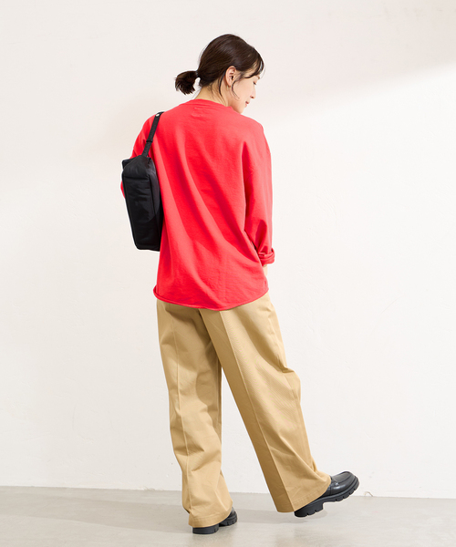 RIDING HIGH(ライディングハイ)の「《追加》別注【RIDING HIGH/ライディングハイ】7.5OZ インレーカットオフT(Tシャツ/カットソー・レディース・パープル/ホワイト/レッド/ブラック・FREE)」の22枚目の写真