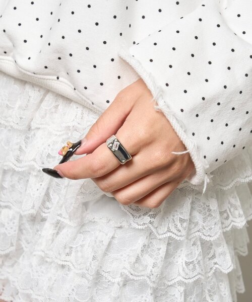 WHO'S WHO gallery(フーズフーギャラリー)の「ホライズンリング(リング・レディース・シルバー・FREE)」の2枚目の写真