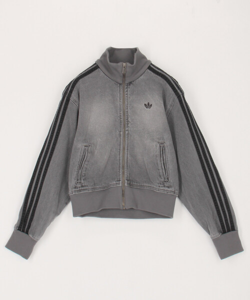  DENIM TRACK TOP デニム トラック トップ グレー FREAK'S STORE（フリークスストア）の「adidas/アディダス DENIM TRACK