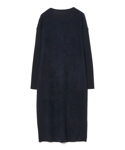 セール】フラッフィ クルーネック ニット ワンピース（ワンピース