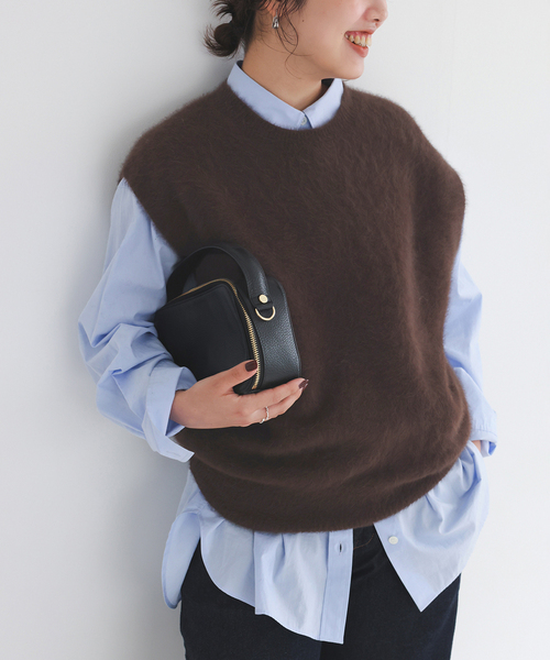 フォックスアルパカ ニットベスト（ベスト）｜SLOBE IENA