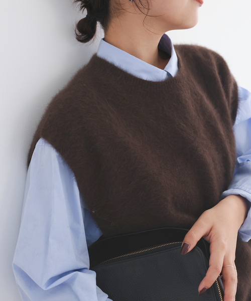 フォックスアルパカ ニットベスト（ベスト）｜SLOBE IENA