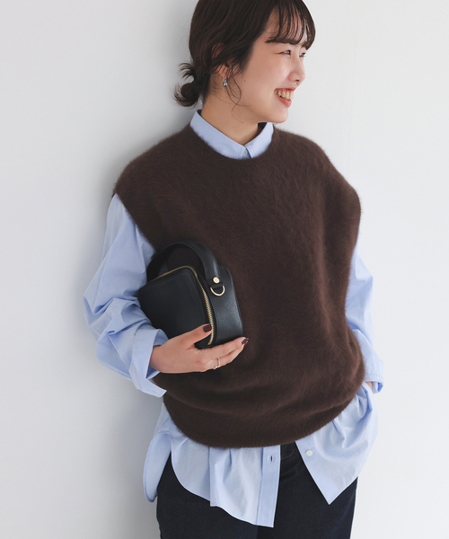 セール】フォックスアルパカ ニットベスト（ベスト）｜SLOBE IENA