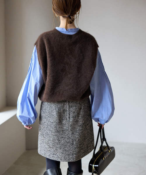 フォックスアルパカ ニットベスト（ベスト）｜SLOBE IENA