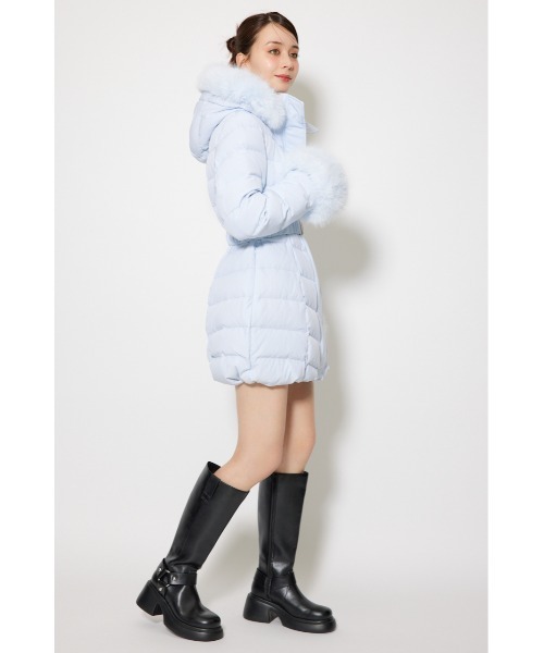 rienda（リエンダ）の「【神くびれダウン】Aラインダウンワンピコート