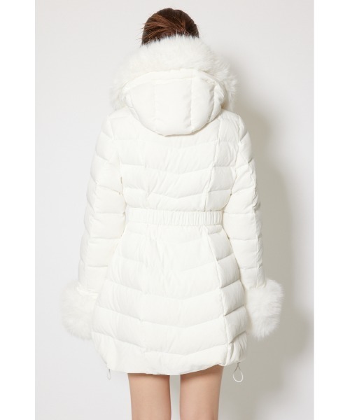 rienda（リエンダ）の「【神くびれダウン】Aラインダウンワンピコート 秋服 冬服（ダウンジャケット/コート・レディース・ブラック/ライトブルー/ホワイト・SMALL/MEDIUM）」の20枚目の写真