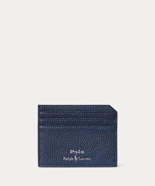 Polo by Ralph Lauren ケース ブルー Polo ベア レザー ジップ カード ケース | POLO RALPH