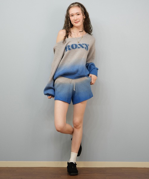 ROXY（ロキシー）の「ROXY/ロキシーセーター グラデージョンニット オフショルダー 2WAY RSR254008（ニット/セーター・レディース・ブラウン系その他2/グレー系その他/ブルー系その他・2XS/M/L）」の19枚目の写真