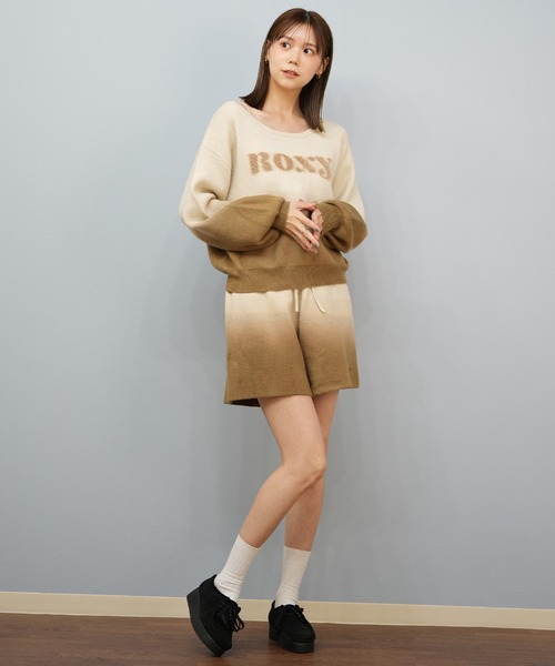 ROXY（ロキシー）の「ROXY/ロキシーセーター グラデージョンニット オフショルダー 2WAY RSR254008（ニット/セーター・レディース・ブラウン系その他2/グレー系その他/ブルー系その他・2XS/M/L）」の20枚目の写真