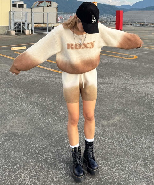 ROXY（ロキシー）の「ROXY/ロキシーセーター グラデージョンニット オフショルダー 2WAY RSR254008（ニット/セーター・レディース・ブラウン系その他2/グレー系その他/ブルー系その他・2XS/M/L）」の22枚目の写真