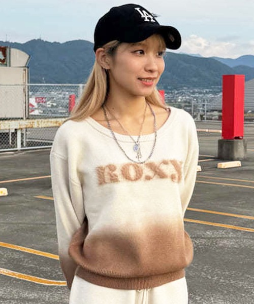 ROXY（ロキシー）の「ROXY/ロキシーセーター グラデージョンニット オフショルダー 2WAY RSR254008（ニット/セーター・レディース・ブラウン系その他2/グレー系その他/ブルー系その他・2XS/M/L）」の21枚目の写真