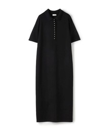 Ballsey ブラック カットソーワンピース BALLSEY｜ボールジィのワンピース（ブラック/黒色系・無地）通販