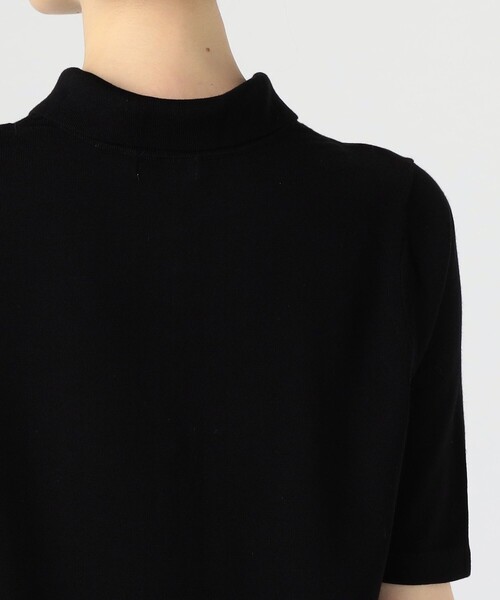 ウールポリエステルパールコンビ ポロロングワンピース（ワンピース