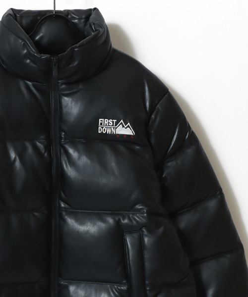 ファーストダウン　ダウンジャケット　ブラック　Lサイズ FIRST DOWN ダウンジャケット ダウン 「FIRST DOWN/ファーストダウン